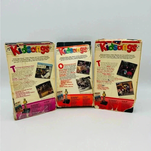 Kids Songs Tap Video Sing Along VHS Tapes Movies - Picture 2 of 6